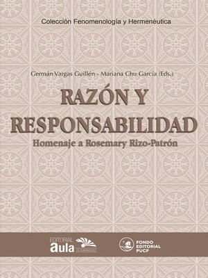 cover image of Razón y responsabilidad. Homenaje a Rosemary Rizo-Patrón de Lerner